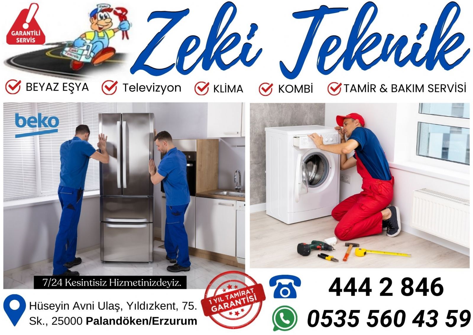 palandöken-beko-servisi